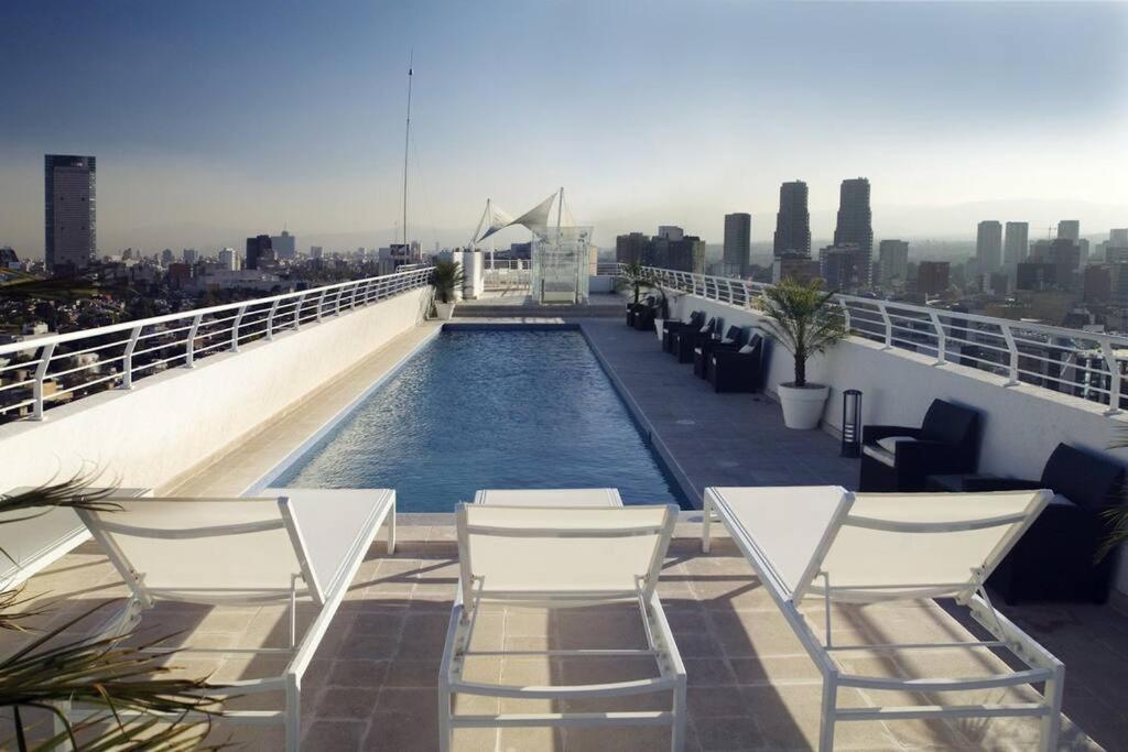 Apartament Polanco Pool Amazing View Gym Parking Meksyk Zewnętrze zdjęcie