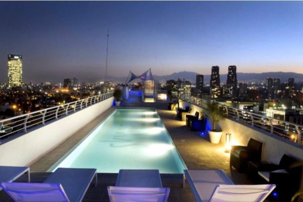 Apartament Polanco Pool Amazing View Gym Parking Meksyk Zewnętrze zdjęcie